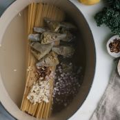 Lemon-y, Artichoke-y, Kale-y One Pot Pasta