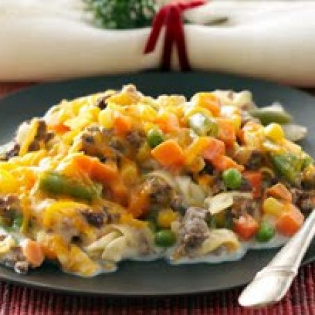 Creamy Beef & Noodle Bake