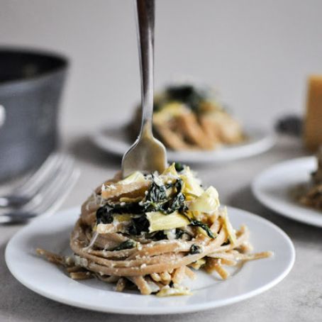 PASTA - Spinach and Artichoke Linguine