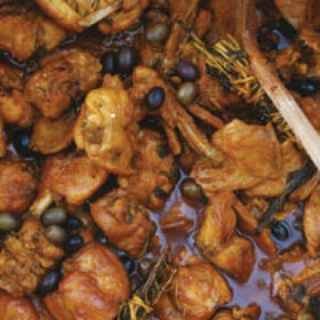 Rabbit Stew with Olives and Rosemary