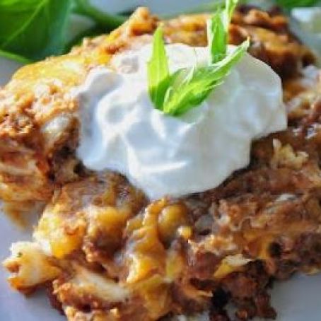 Creamy Burrito Casserole