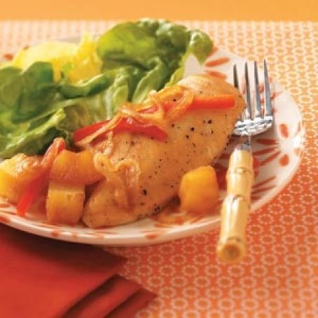 Tropical chicken packets