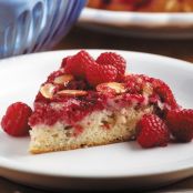 Raspberry Upside-Down Cake