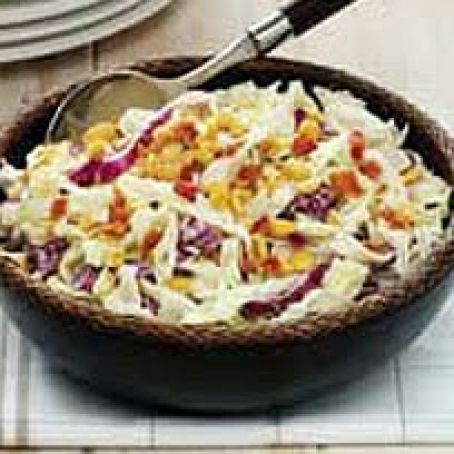 Crunchy bacon coleslaw