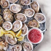 Oysters on the Half Shell with Mignonette