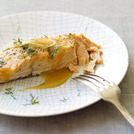 Honey-Mustard Roasted Salmon