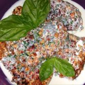 Hazelnut Crusted Chicken With Gorgonzola Sauce - Rachael Ray