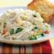 Chicken Fettuccine Alfredo with Veggies Recipe