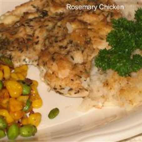 One Dish Rosemary Chicken and Rice Dinner