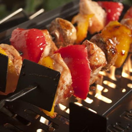 Honey Ginger Chicken Kebabs