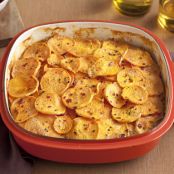 Smoked Chile Scalloped Sweet Potatoes