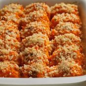 Twice-Baked Sweet Potato Casserole with Bacon