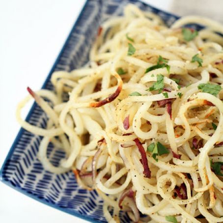 Easy Roasted Garlic-Parmesan Potato Noodles