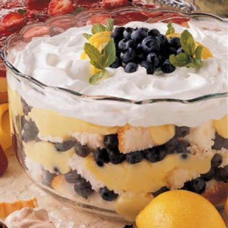 Desserts (Blueberry-Lemon Trifle)