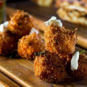Sweet Potato-Goat Cheese Tots
