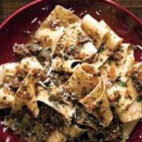Porcini-Parsley Pasta