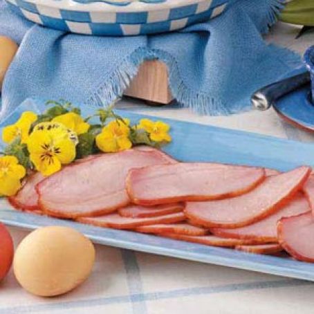 Baked Canadian Style Bacon