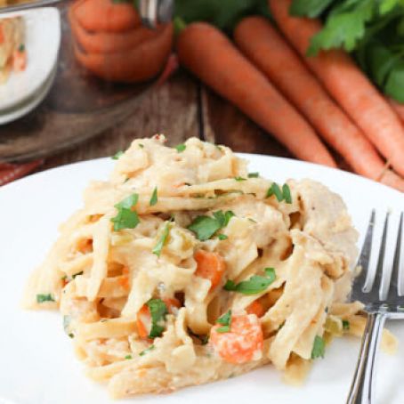 One Pot Creamy Chicken Pasta***