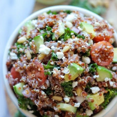 Greek Quinoa & Avocado Salad