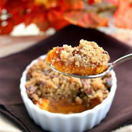 Sweet Potatoes w/ pecan crust