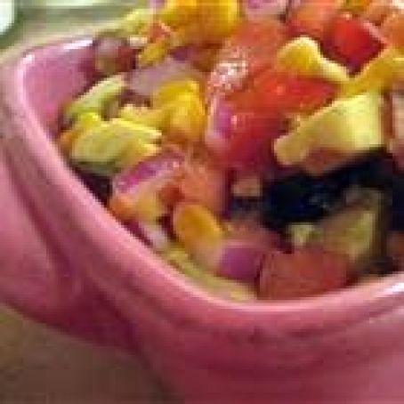 Tomato Corn & Avacado Salsa