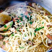 PASTA - Homemade Linguine with Clams & Chorizo