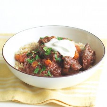 Slow-Cooker Beef and Tomato Stew