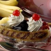 Grilled Banana Split