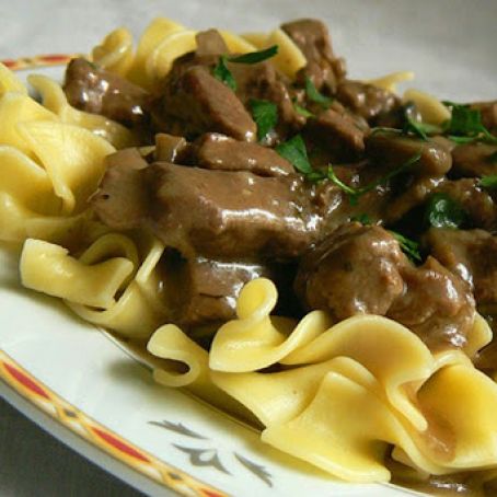 Boeuf Stroganoff (Traditional Recipe)