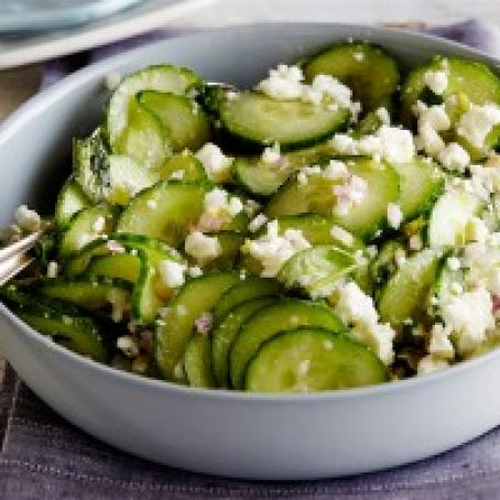 Greek Feta and Cucumber Salad
