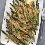 Asparagus with panko crumbs