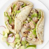 Chicken Tacos with Avocado Salad