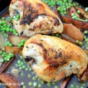 Skillet Chicken Vesuvio