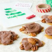 candy - Caramel Pecan Turtle Clusters