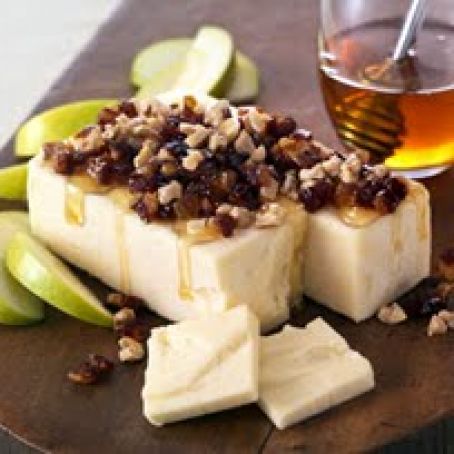 Honey-Drizzled Cheddar Cheese