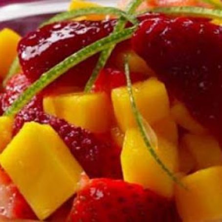 Strawberry-Mango Margarita Compote
