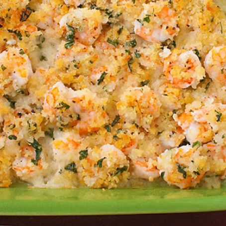 Garlicky Baked Shrimp