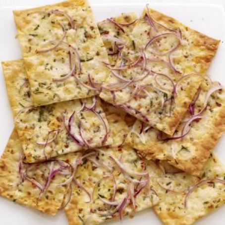 Cheesy Onion Flatbread