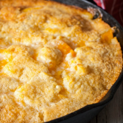 Two Two Easy Peach Cobbler