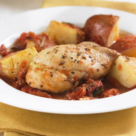 Tuscan Chicken and Potatoes