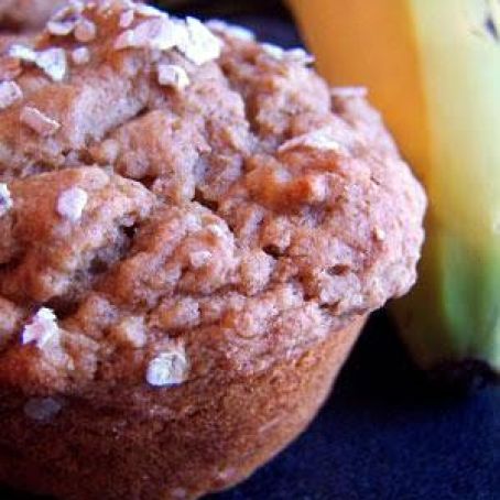 100% Whole Wheat Banana Muffin