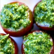 CHERRY TOMS STUFFED w/PESTO
