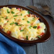 Pepper, Bacon and Cheese Mashed Potatoes