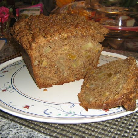 PRALINE TOPPED APPLE BREAD- NAOMI