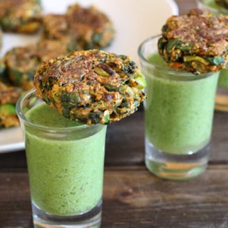 SPINACH AND BROCCOLI, FAT-FREE PATTIES [VEGAN, GLUTEN-FREE]