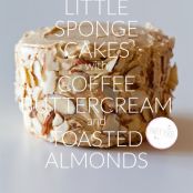 CAKE - Little Sponge Cakes with Coffee Buttercream and Toasted Almonds