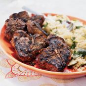 Cumin, Honey, and Mint-Marinated Lamb Chops