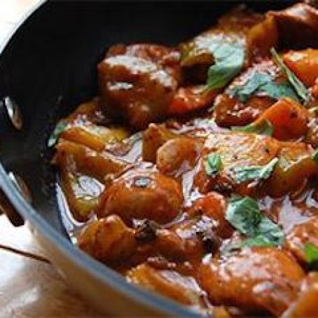 SAUSAGE, PEPPERS & ONIONS