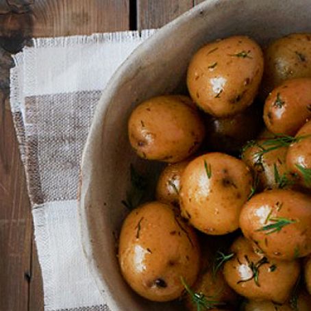 New Potatoes with Dill Butter