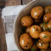 New Potatoes with Dill Butter